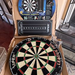 Viper League Pro Sisal Dartboard Set – Like New