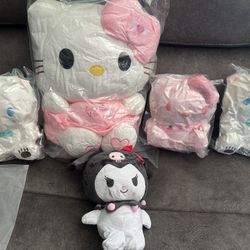 Hello kitty and Cinnamoroll Soft Doll