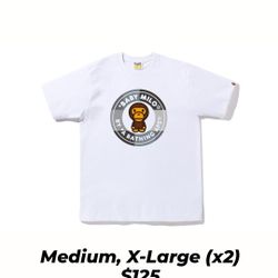 BAPE T-shirts Authentic! 