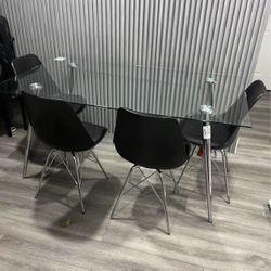 5 Piece Dining Set - Table & 4 Chairs 🪑 ✅