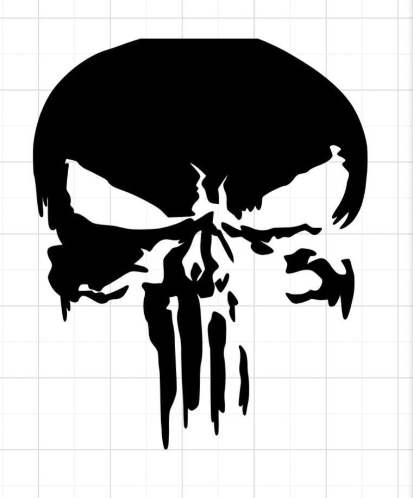 Punisher Vinyl Decal 