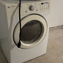 LG White Dryer