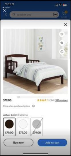 Toddler Bed & Mattress