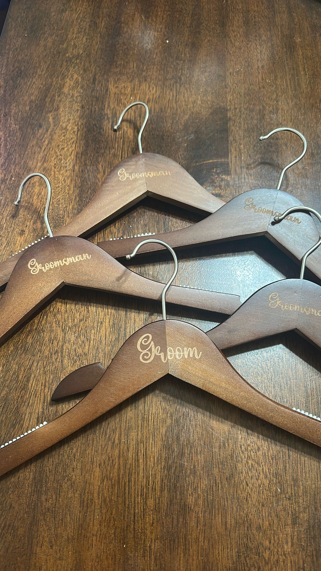 Wedding hangers - Groom & Groomsman