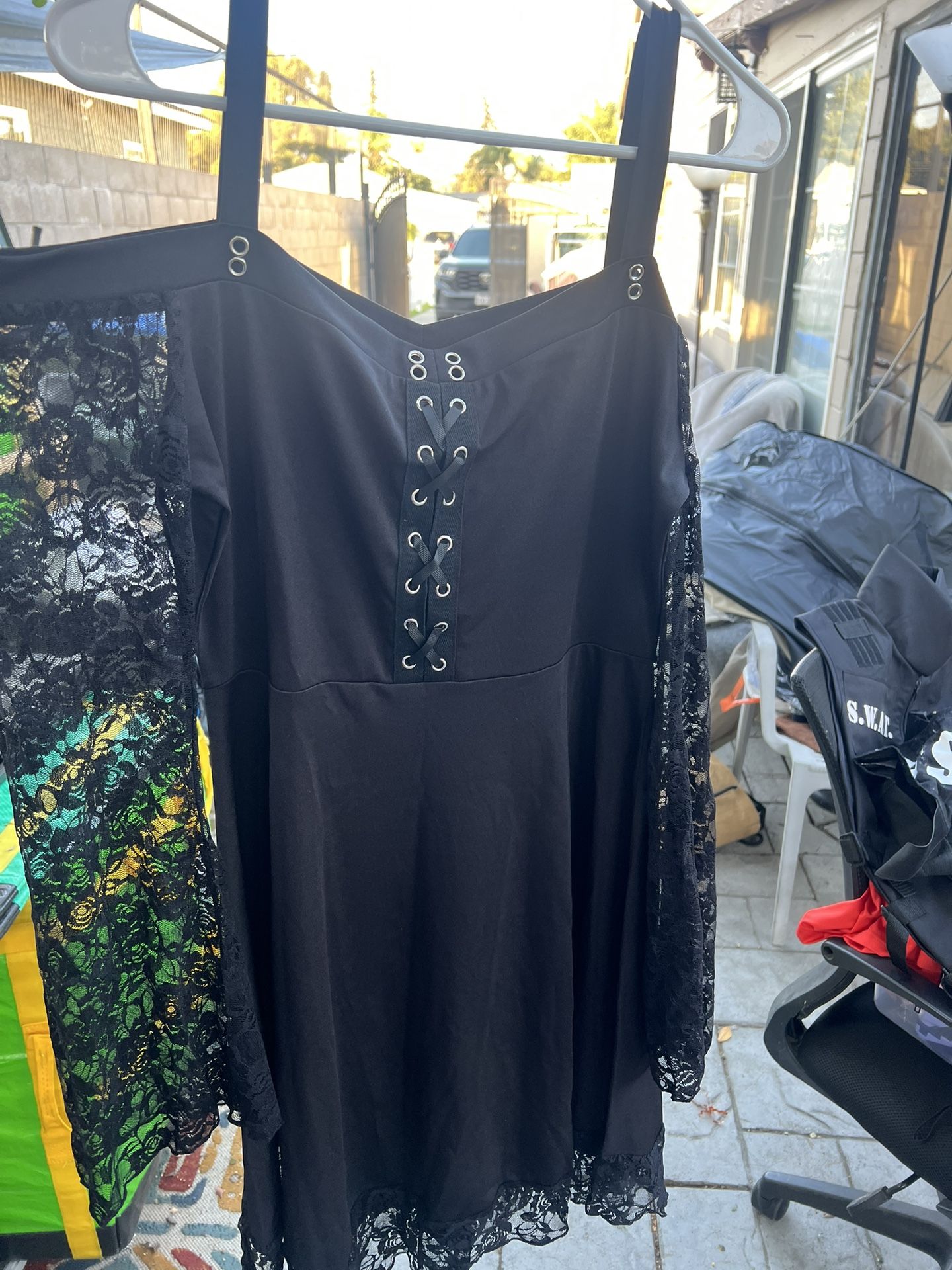 Black Gothic Dress Costume