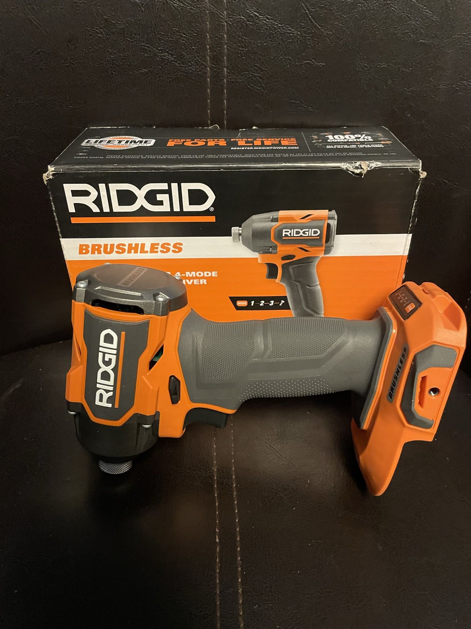 RIDGID 18V Brushless Cordless 4 Mode Impact Driver (Tool Only)