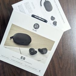 B&O E8 Wireless Headphones, Box Only.