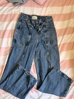 Dark blue jeans