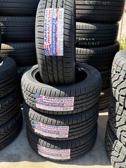 195/55/16 AMERICAN ROAD STAR 4 NEW TIRES INSTALLED ✅ INSTALADAS ✅