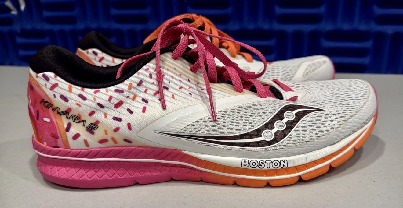 Saucony Boston Marathon Dunkin' Donuts Shoes Kinvara Size