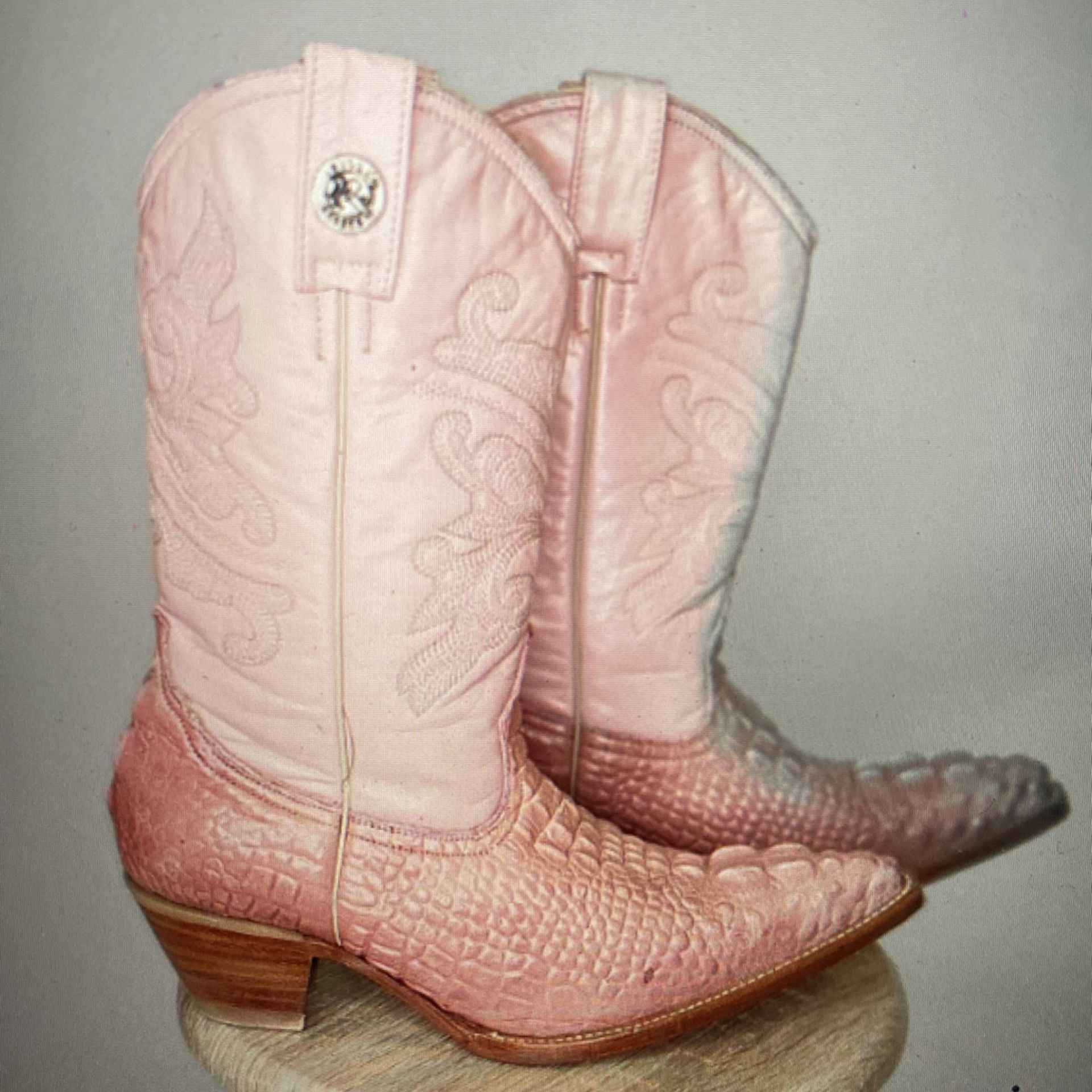 Baby Pink Boots