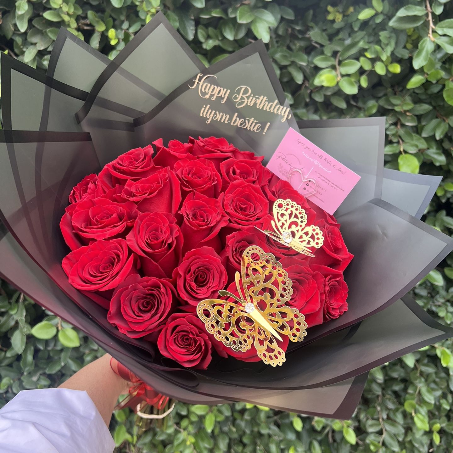 Happy Birthday Ribbon Rose Bouquet for Sale in San Bernardino, CA - OfferUp