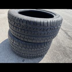 2 - 255/45r18 Cooper Tires Good 90% Treads !!!!