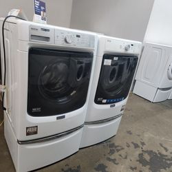 💯💢SET MAYTAG STEAM WASHER AND ELECTRIC DRYER WITH WARRANTY 💯 