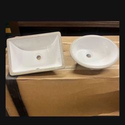 under counter basin new 
