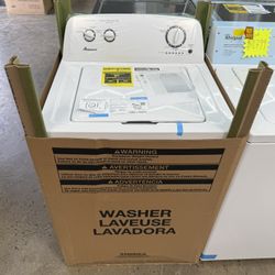 brand new Amana white washer 
