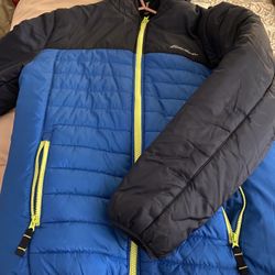 Eddie Bauer Boys Jacket Size 14/16 Used Only 2,3 Times 