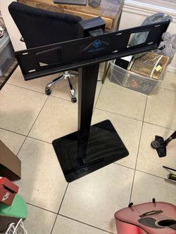 Black Glass Tv Stand