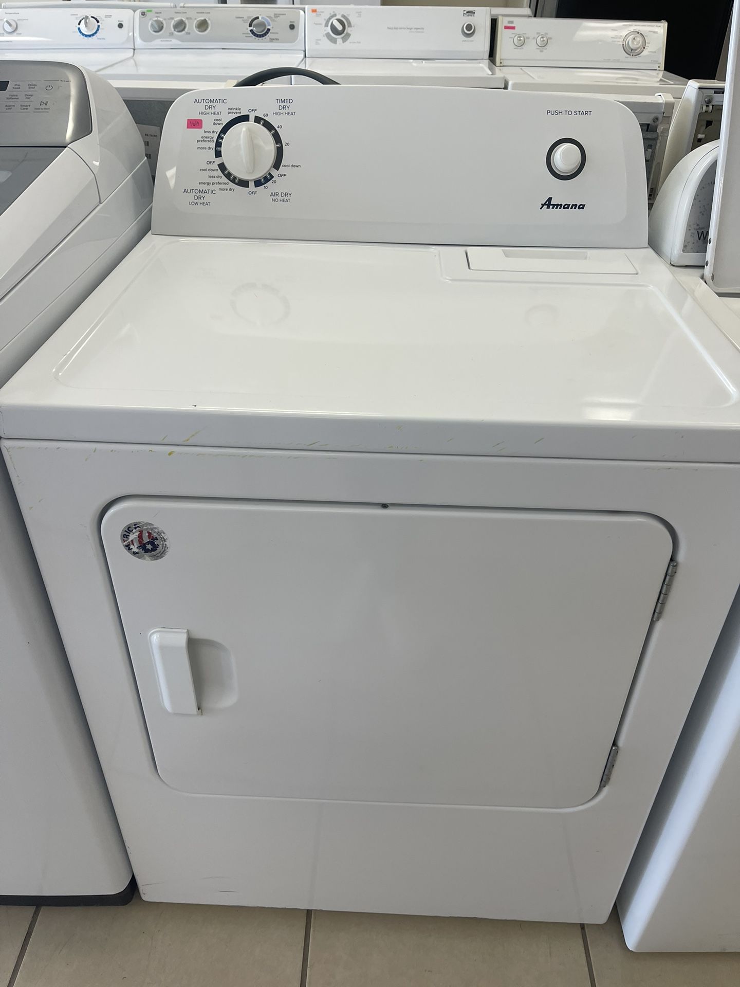 AMANA REGULAR DRYER WHITE