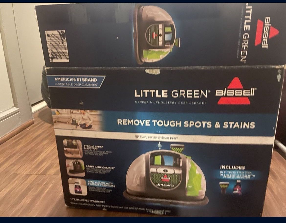 BISSELL Little Green Multi-Purpose Portable Carpet and Upholstery Cleaner, Car and Auto Detailer, with Exclusive Specialty Tools, Green,