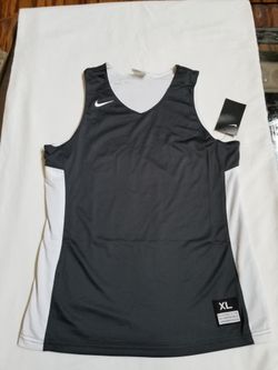 Nike Reversible Jersey Tank Youth Boy's XL  BLACK White Basketball