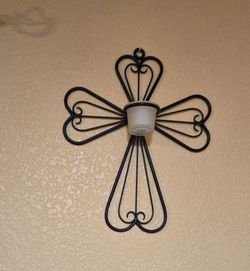 Partylite cross candel holder