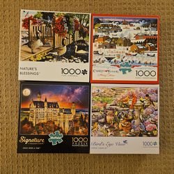 Used - 1000pc puzzles