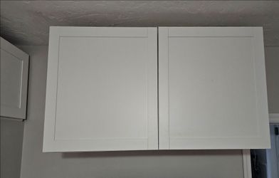 Two White IKEA Storage Cabinets- Like New