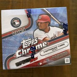 2025 Topps Chrome Update MLB Baseball Jumbo Series Hobby Box