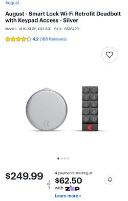August Smart Lock + Keypad