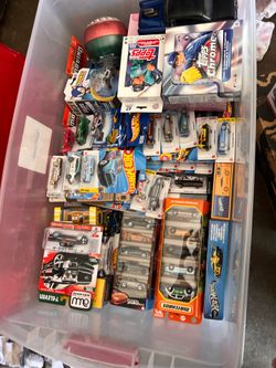 Hot wheels , toy cars , legos , trading cards