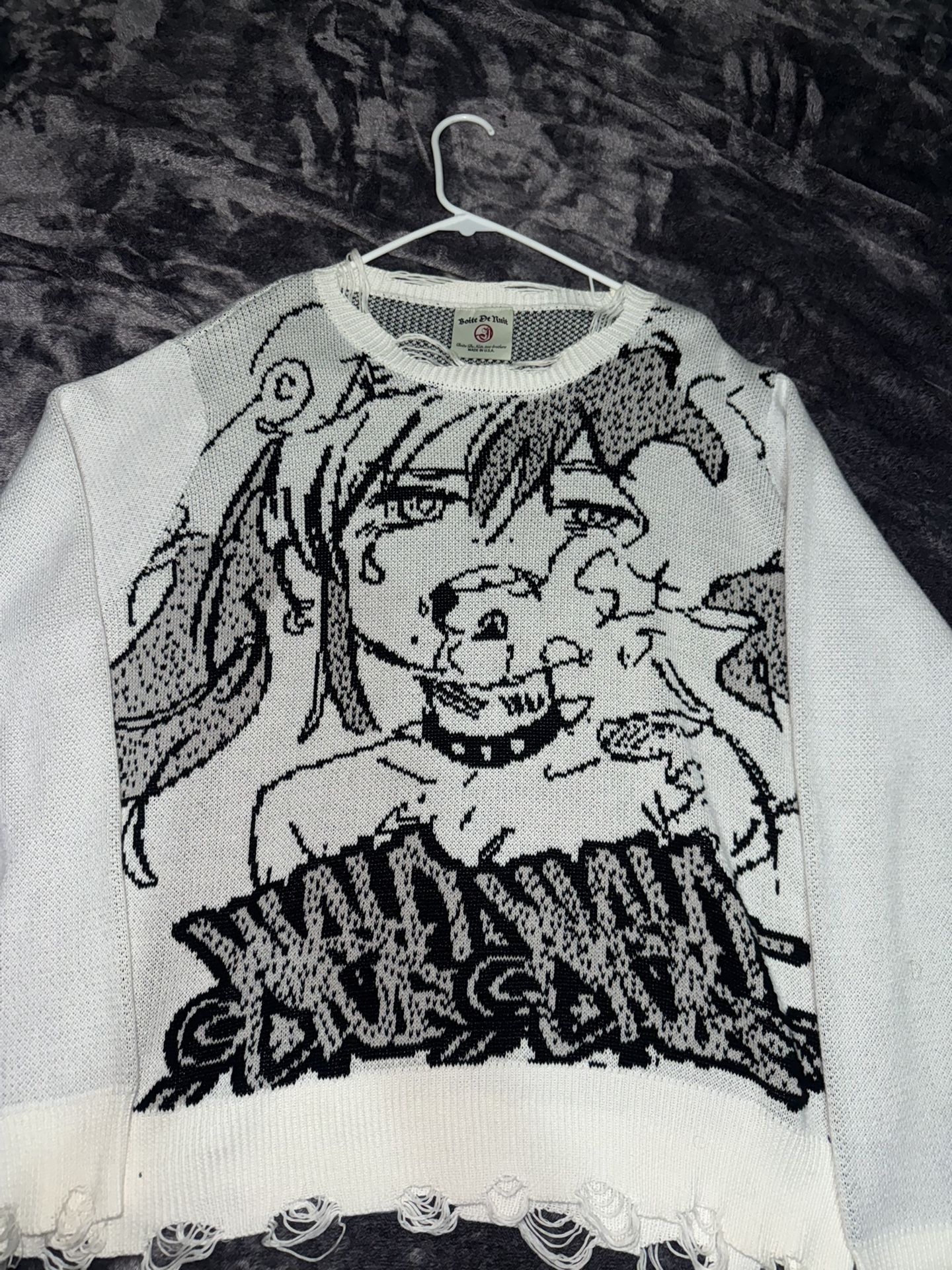 jun inagawa x night club rare knit sweater