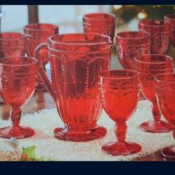 Princess House Jarra Con  12 Copas. 