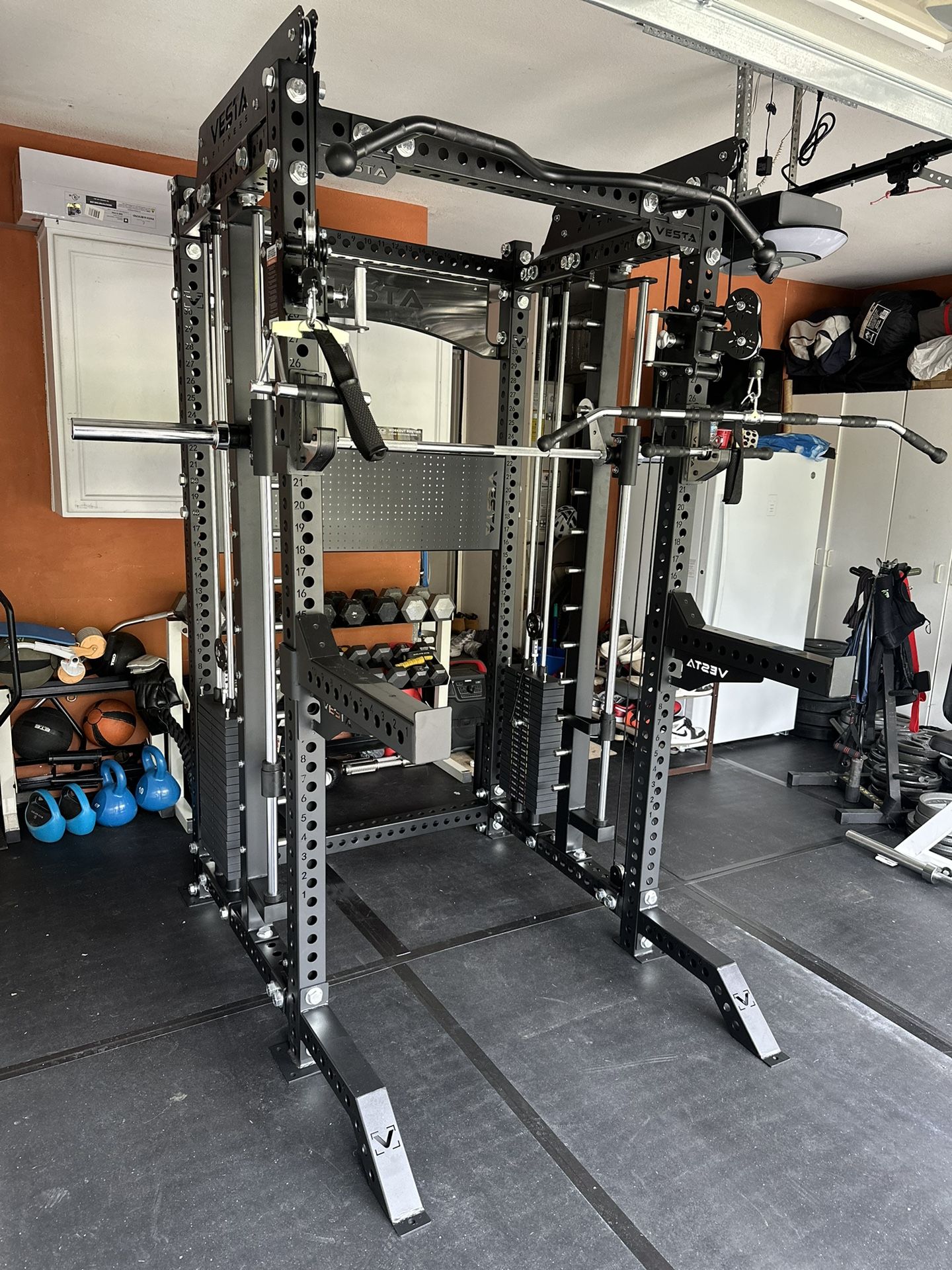 PRO SERIES Ultimate Half Rack Functional Trainer w/Smith