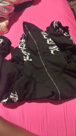 Graphic Zip Up Hoodie