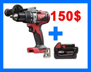 Milwaukee M18 Cordless Brushless Hammer Drill + 4.0 BATTERY NEW