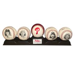 Phillies Baseball Set With Stand