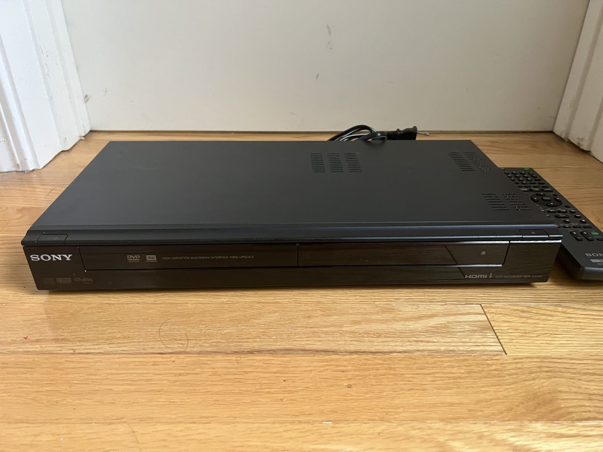 Sony RDR-GX360 DVD Recorder Player HDMI w/ Remote