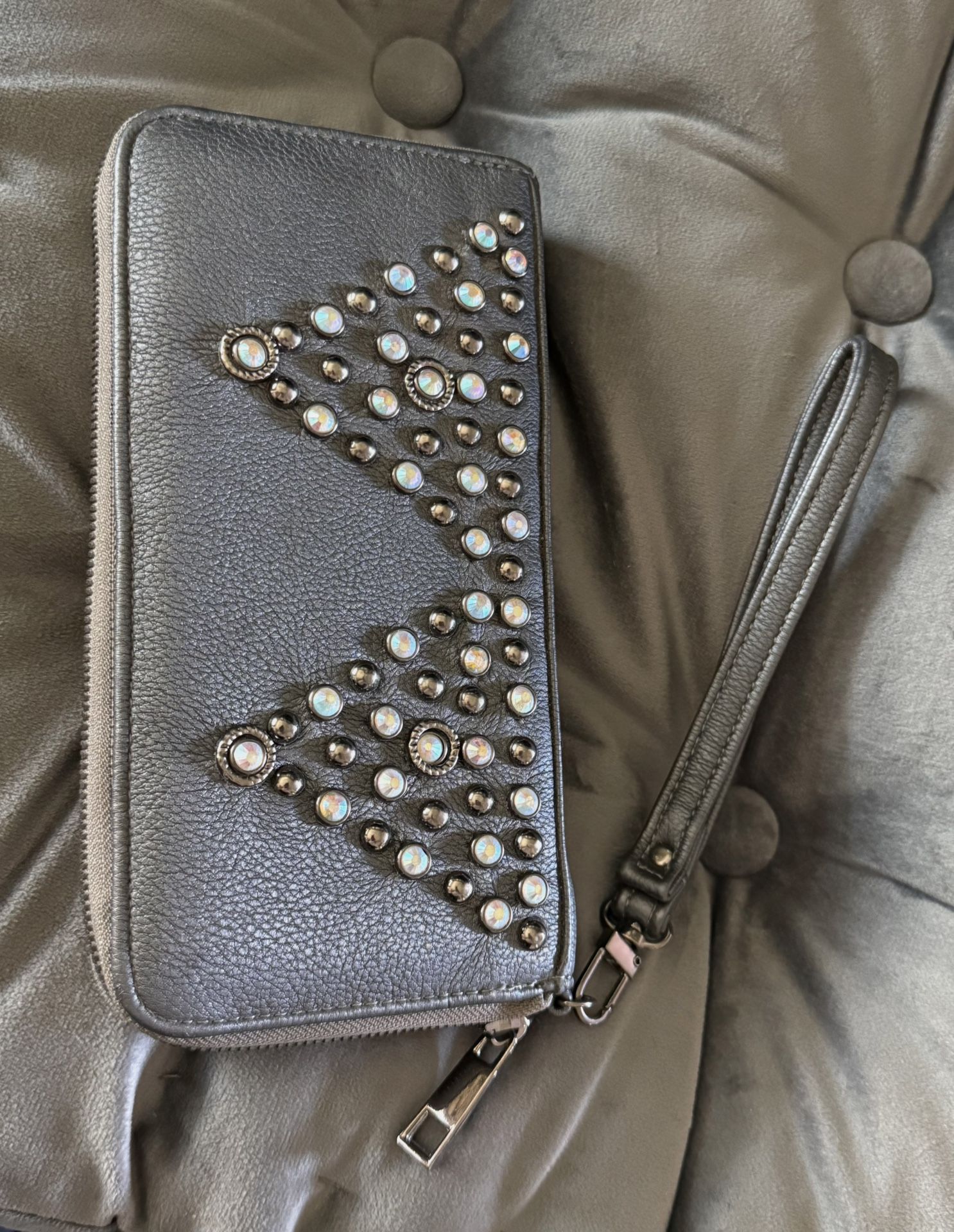 Metallic Studded/Sparkle Wallet-NEW