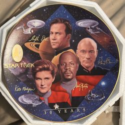 Vintage Star Trek plate