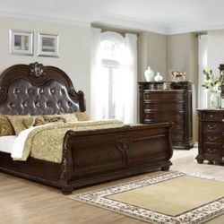 Brand New 4 Pc Queen Bedroom Set 