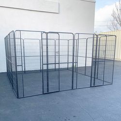 Brand New $360 Heavy Duty 10x10x5ft Tall Pet Playpen 16-Panel Dog Crate Kennel Exercise Cage Fence