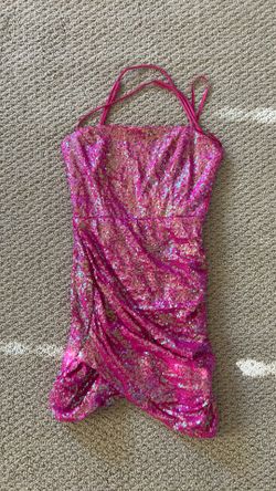 Short pink dress