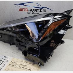 2 broken tabs 2019 - 20 - 21 - 2022 LEXUS UX200 UX250h LEFT LED HEADLIGHT OEM AY06214