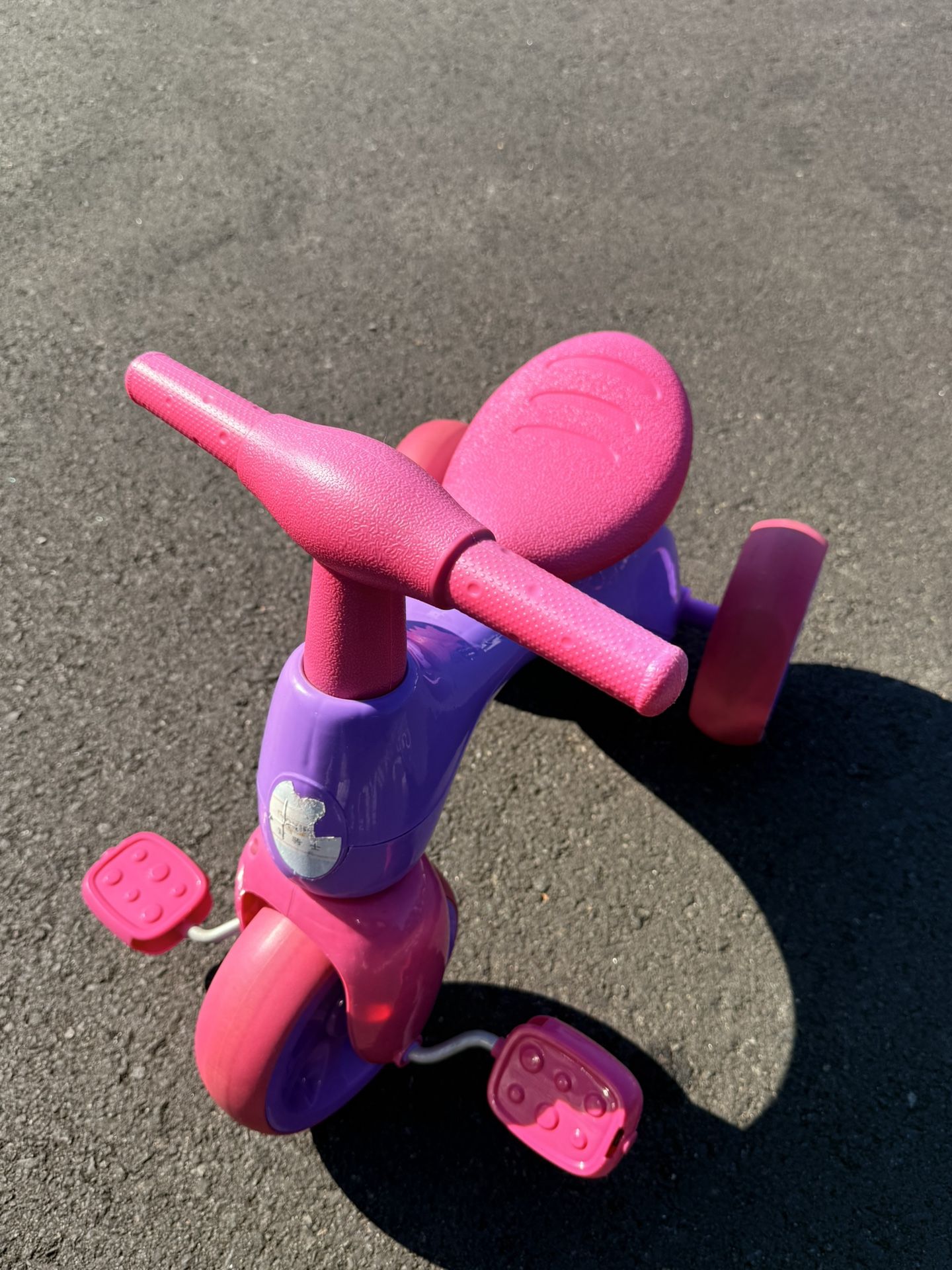 Pink Toddler,kids,baby Bicycle, Hard Plastic, Toys, Learning