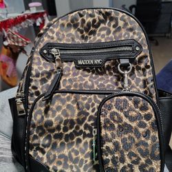 Leapord Print Mini Backpack 