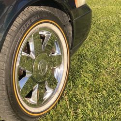 Cadillac Rims 17 Vogues Tires