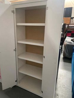 Tall white pantry