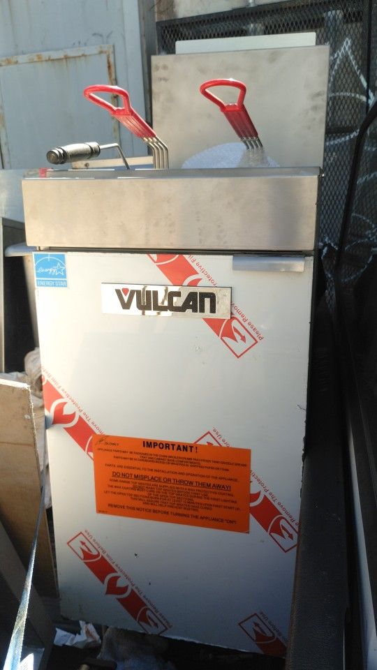 Fryer Commercial Natural Gas Vulcan 40lb