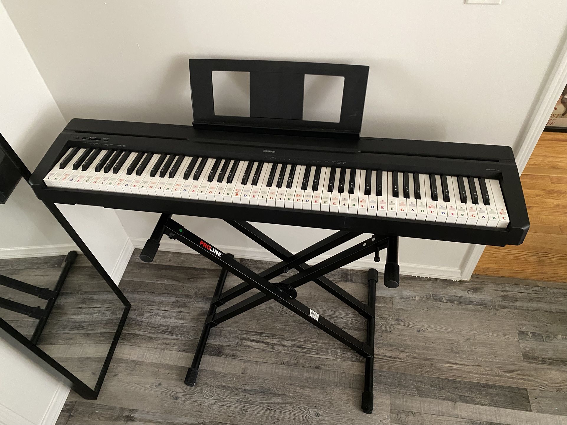 YAMAHA DIGITAL PIANO P-45. Weighted 88 Keys